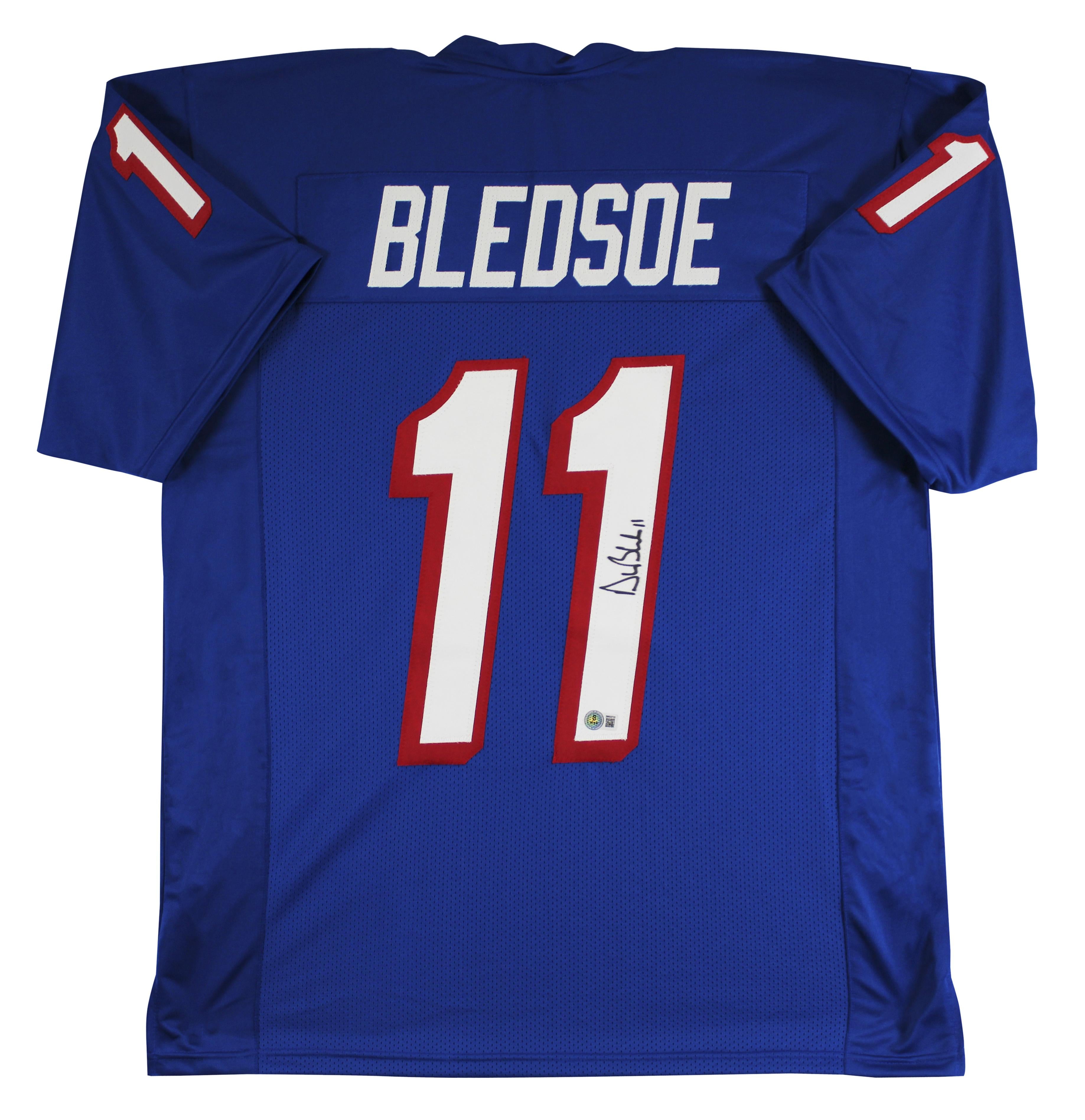 Drew Bledsoe Signed Patriots Jersey