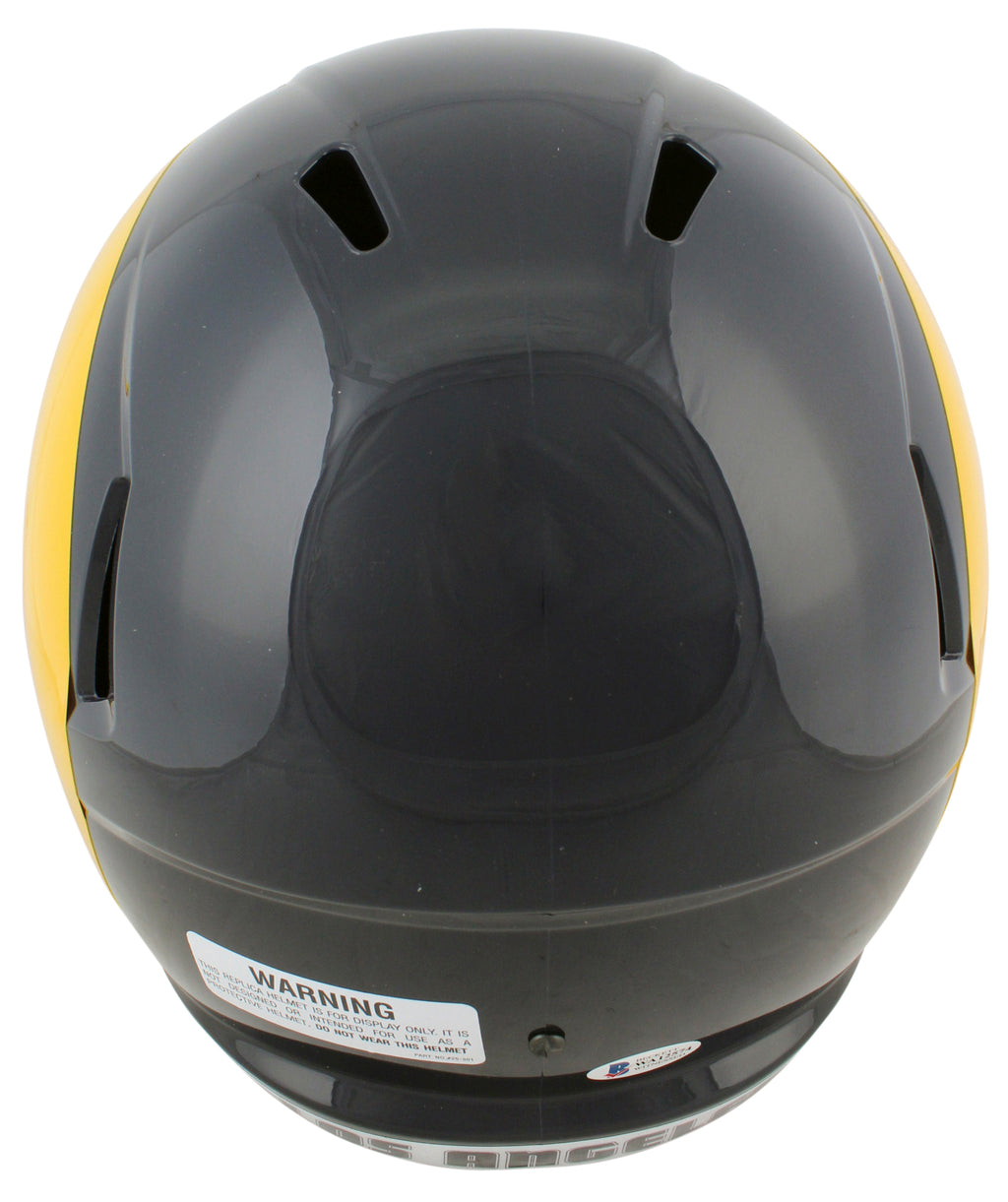 Authentic Eric Dickerson Autographed Rams Full-Size Speed Helmet HOF 99 Beckett COA