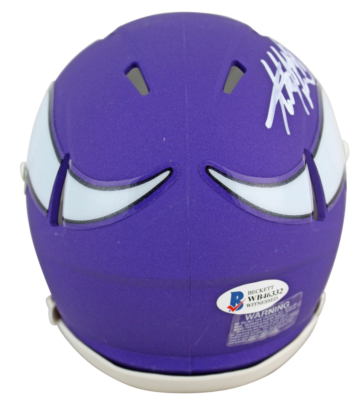 Adrian Peterson Signed Vikings Speed Mini Helmet (Beckett)