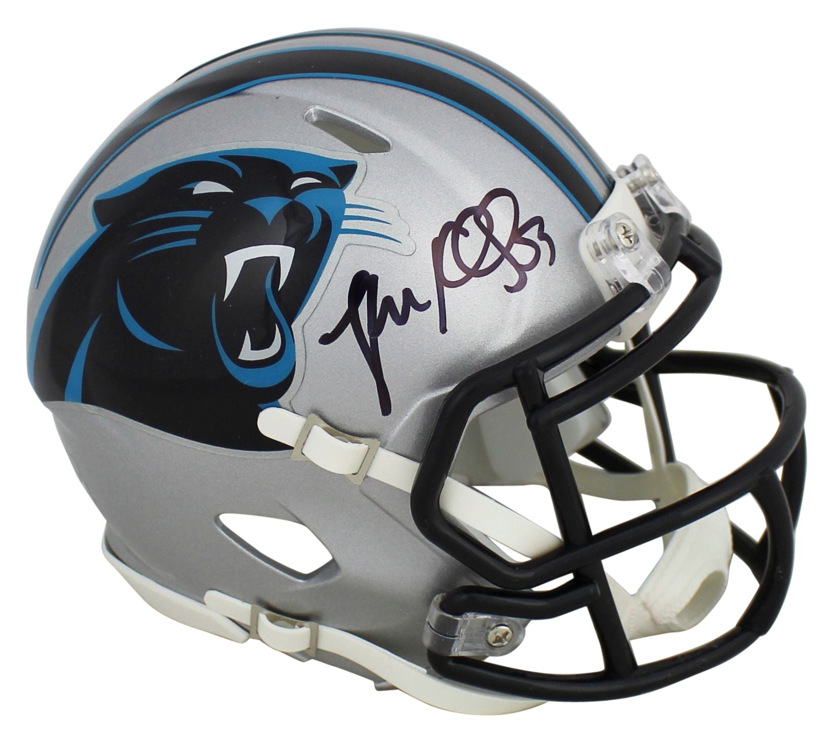 Luke Kuechly Autographed Carolina Panthers Speed Mini Helmet | Beckett Certified Signature | NFL Defensive Legend