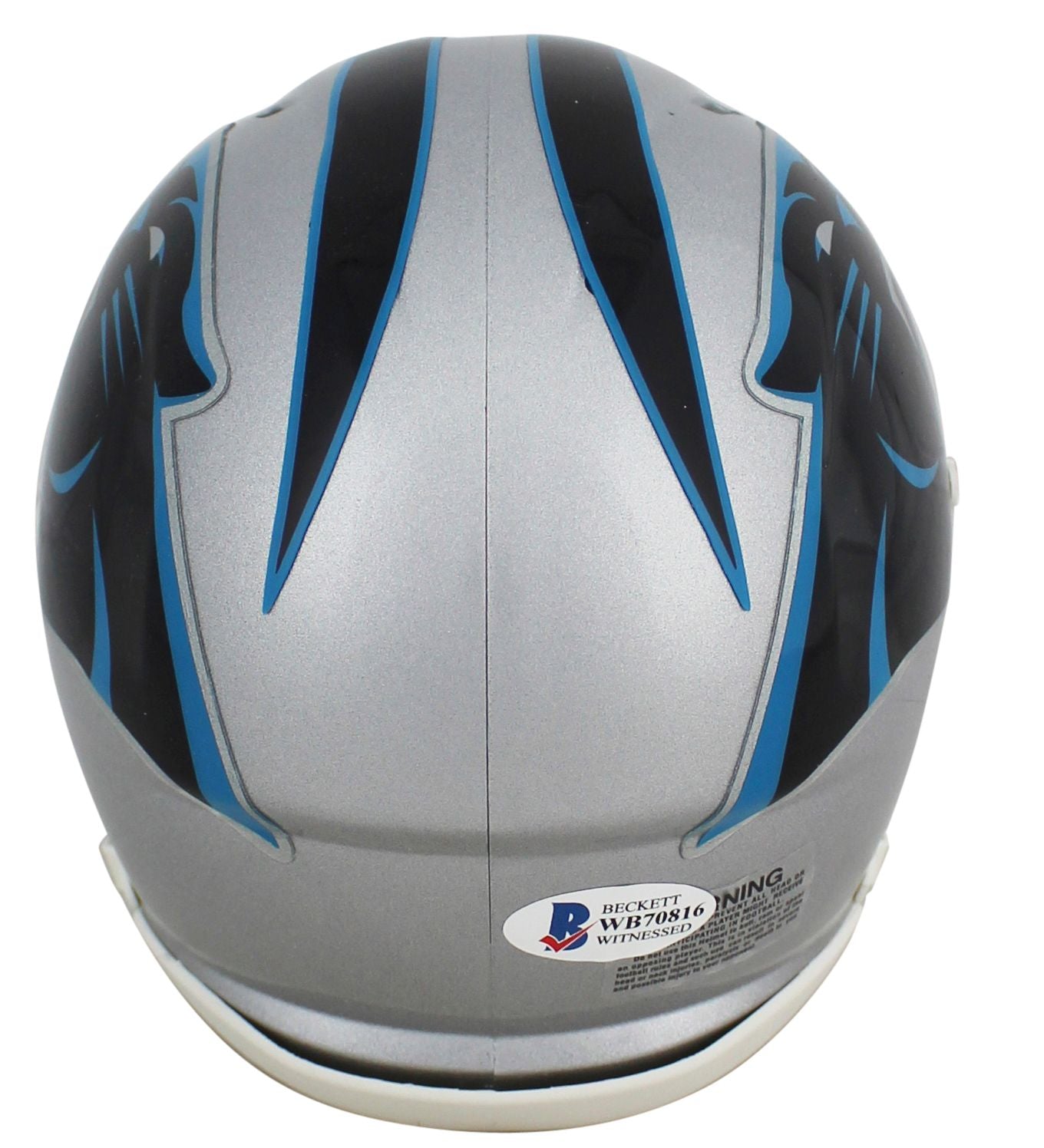 Luke Kuechly Autographed Carolina Panthers Speed Mini Helmet | Beckett Certified Signature | NFL Defensive Legend