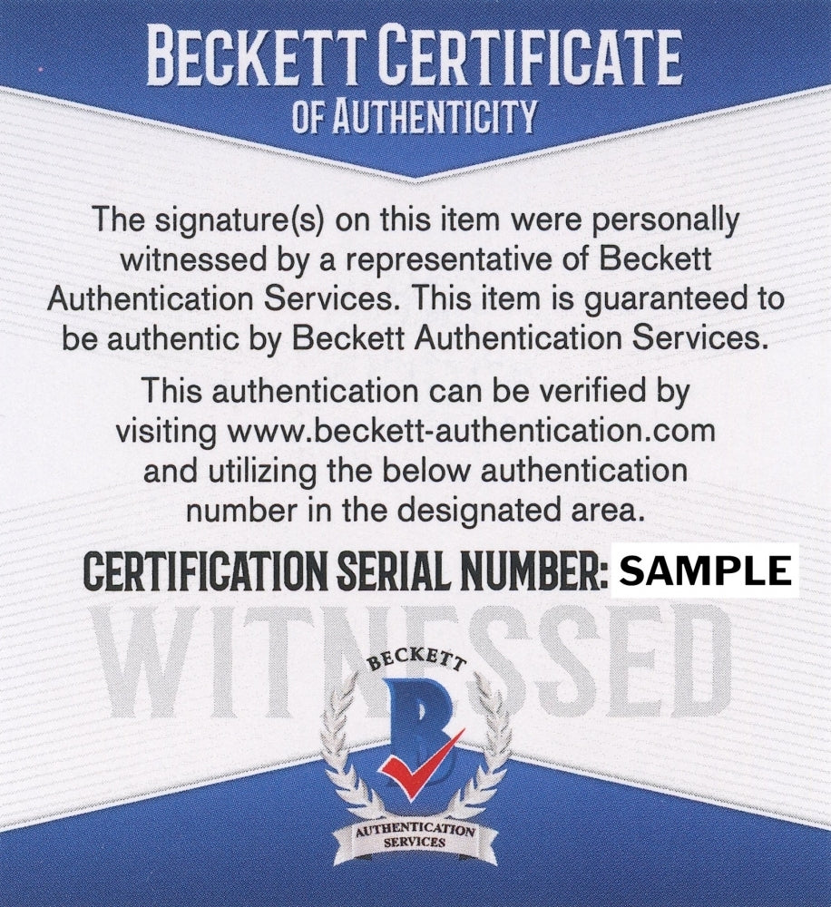 Authentic Justin Jefferson Autographed Custom Framed Jersey Display Beckett COA