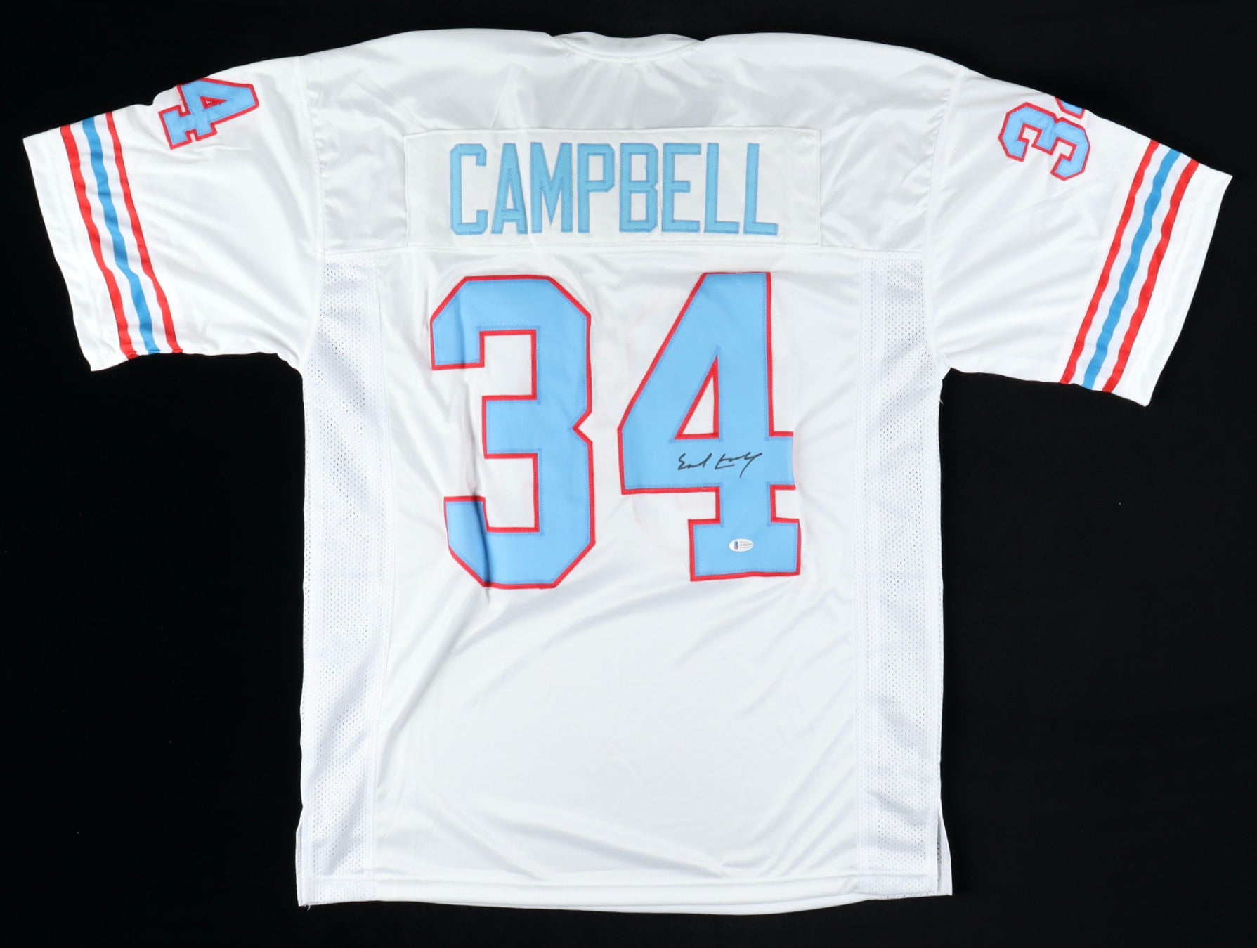Earl Campbell Signed Jersey