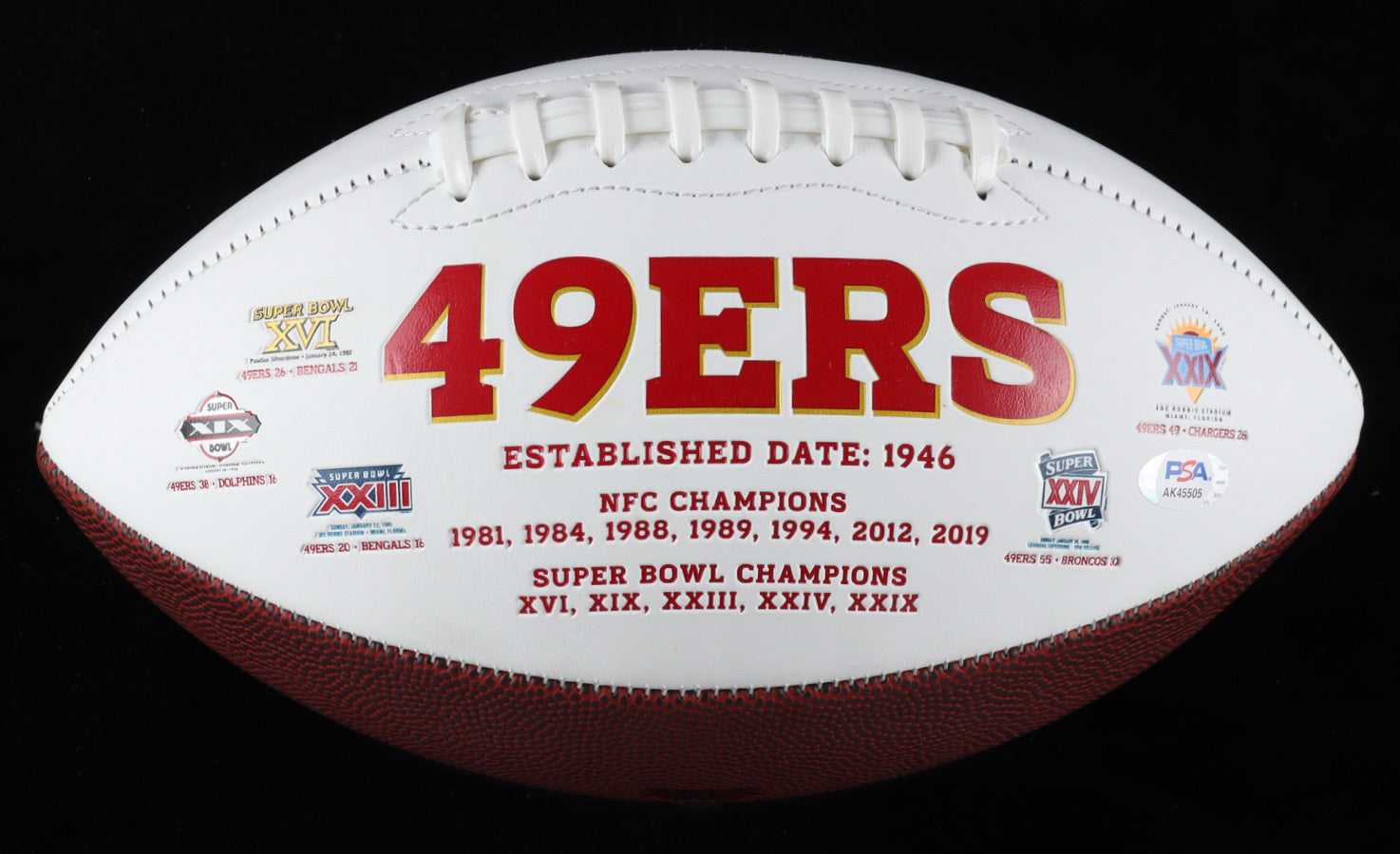 Deebo Samuel Autographed San Francisco 49ers Logo Football | PSA Certified Signature | NFL Memorabilia