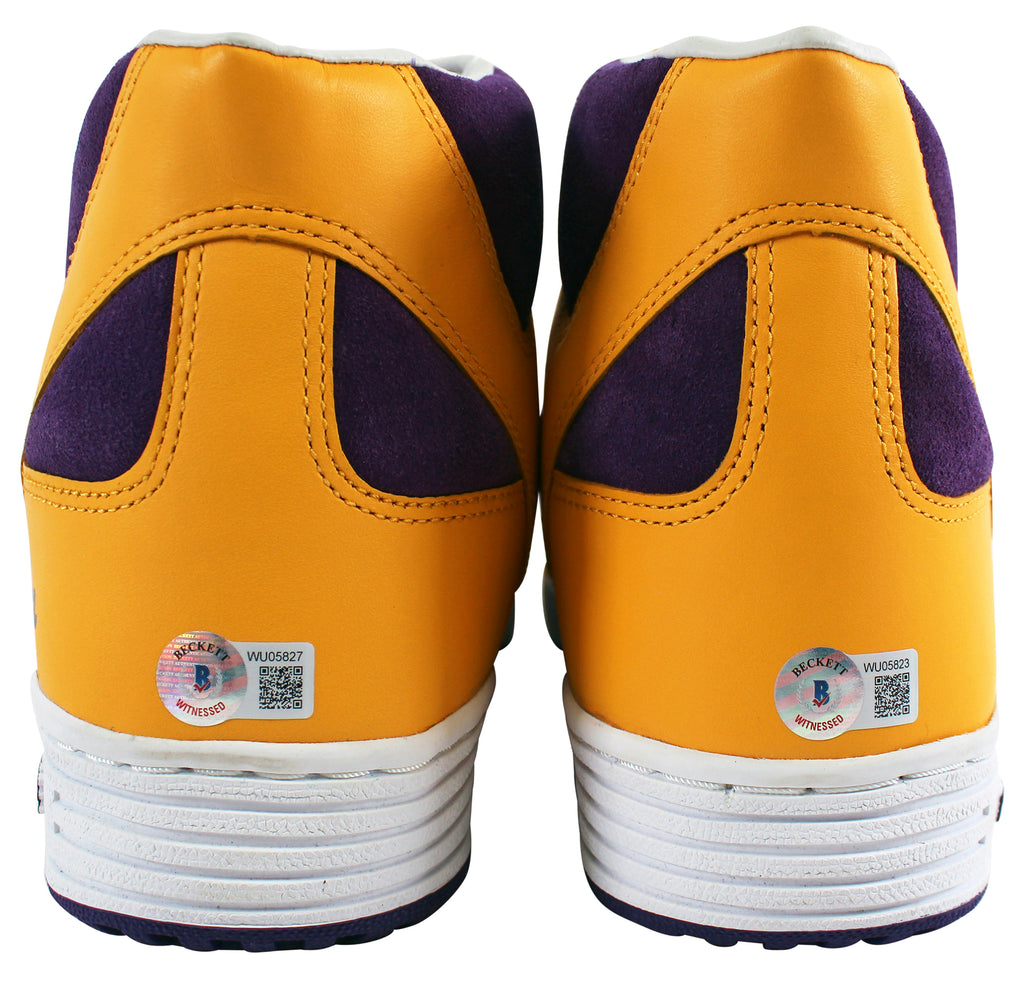 Authentic Magic Johnson Autographed Vintage Size 15  Converse Basketball Shoes HOF 02 Beckett COA