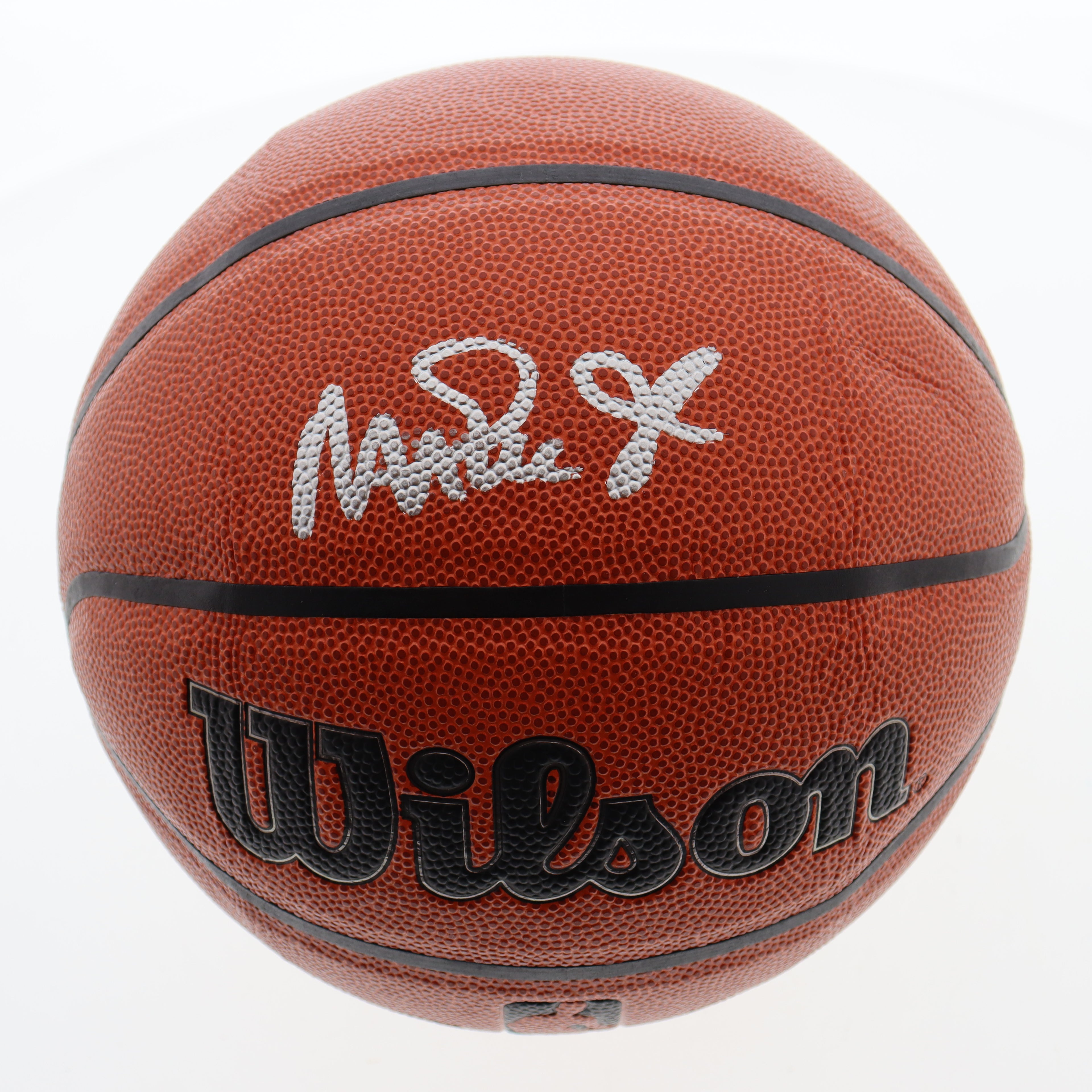 Authentic Magic Johnson Autographed NBA Basketball Beckett COA