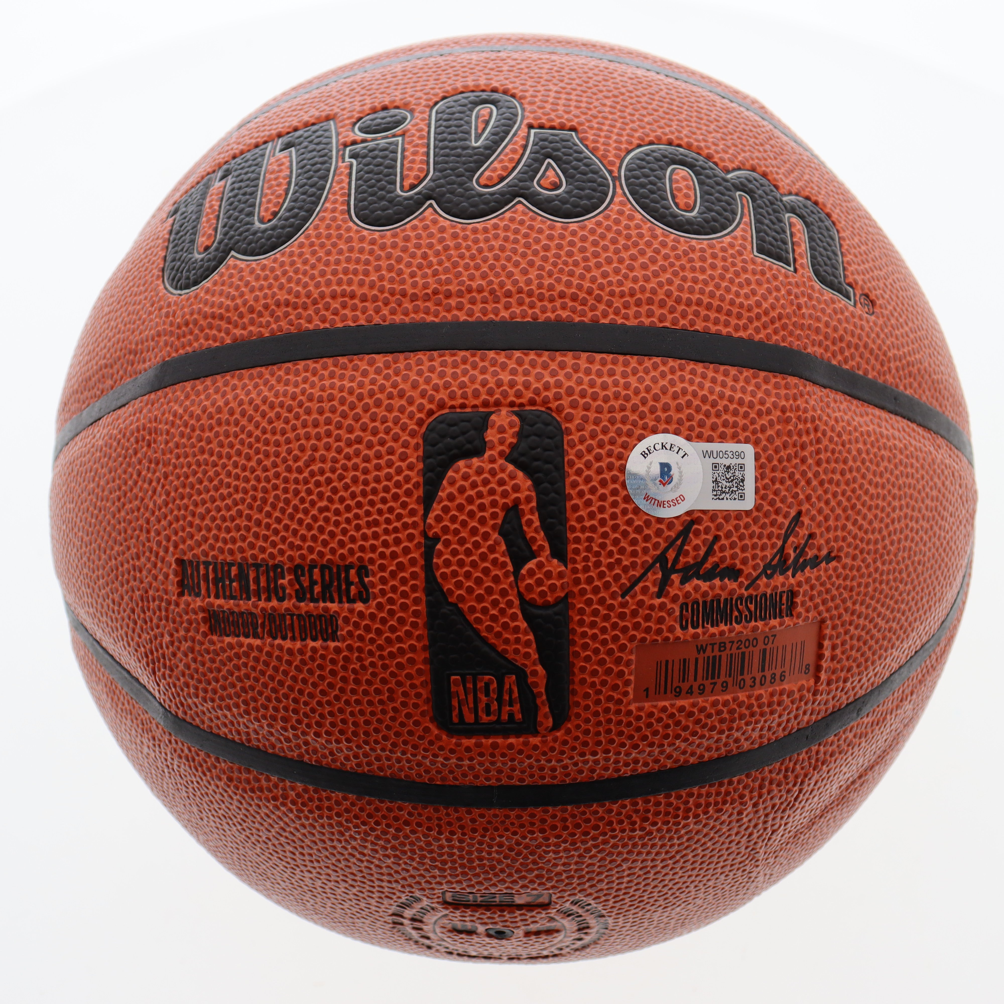 Authentic Magic Johnson Autographed NBA Basketball Beckett COA