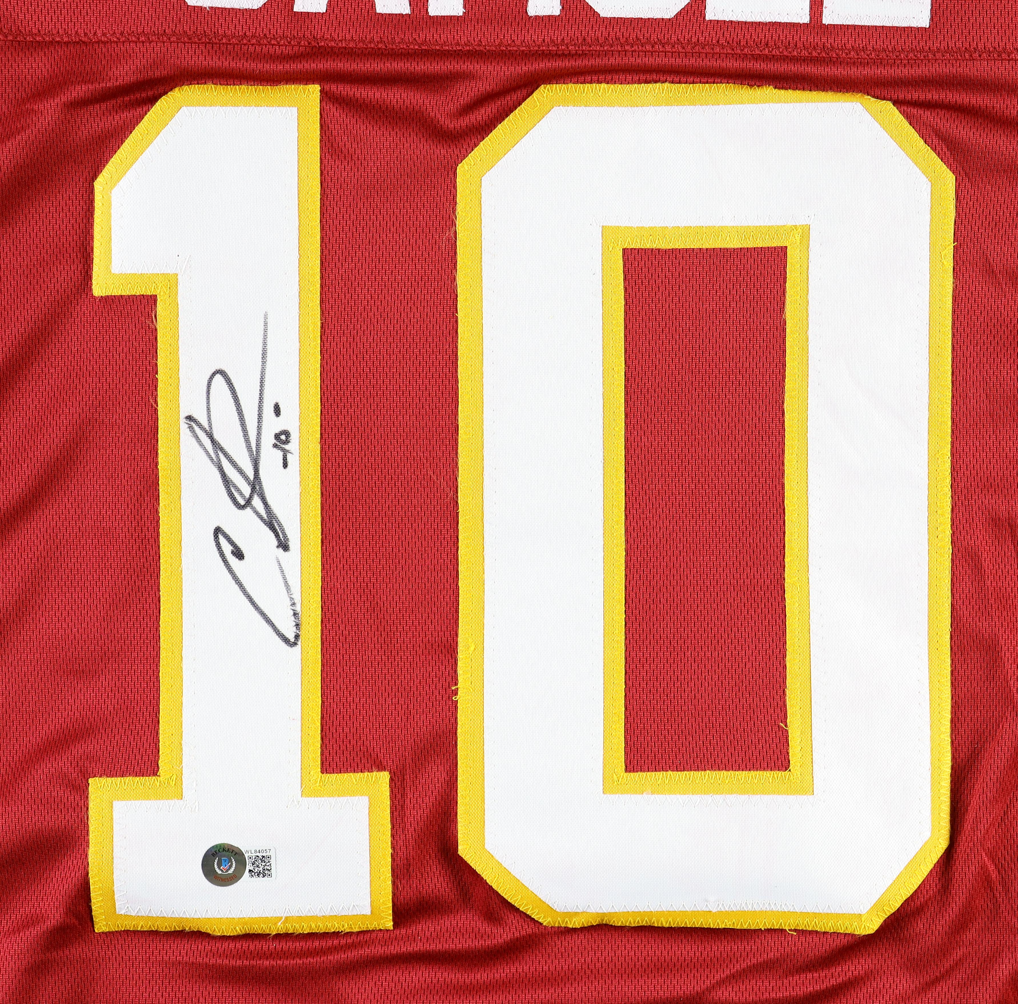 Authentic Curtis Samuel Autographed Jersey Beckett COA