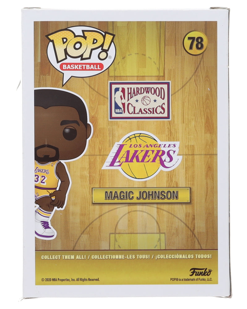 Authentic Magic Johnson Autographed Lakers 78 Funko Pop Beckett COA