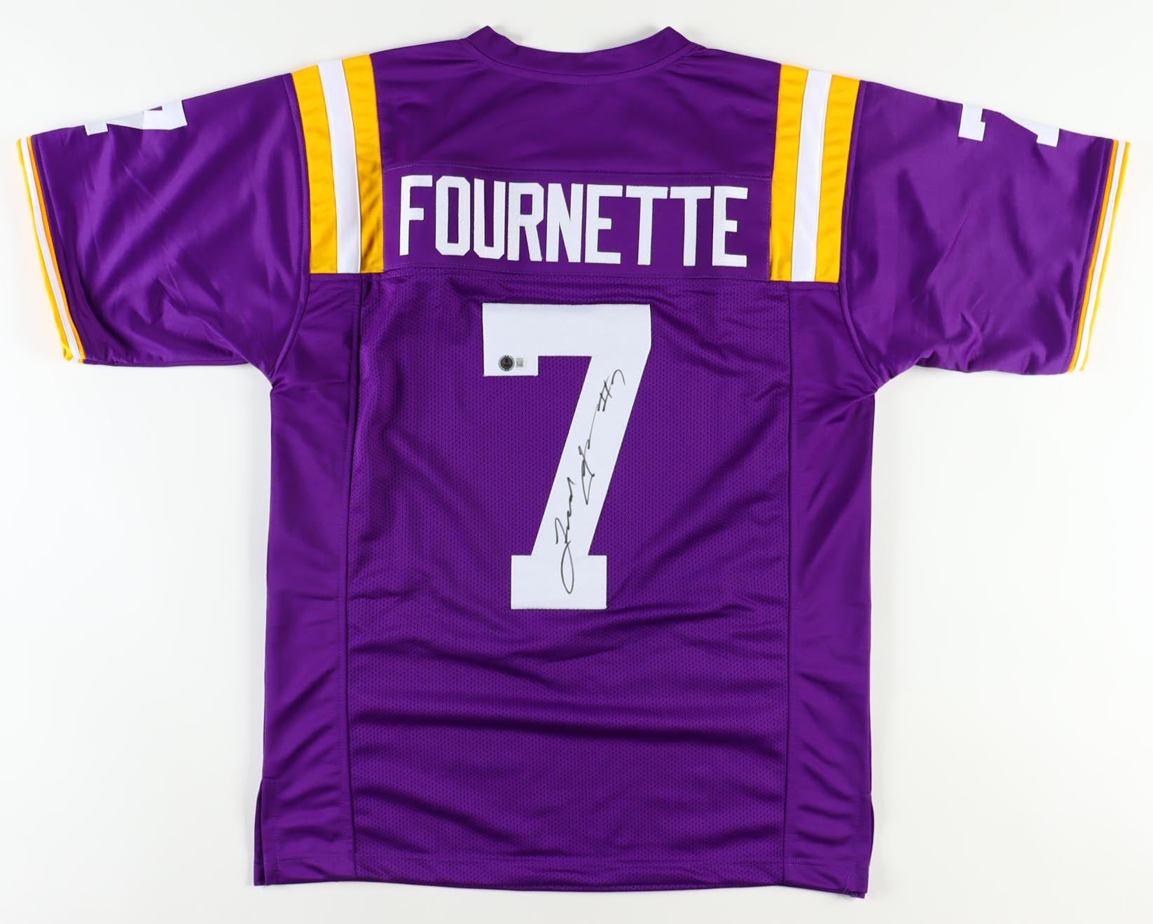 Leonard Fournette Signed & Inscribed "#7" Jersey