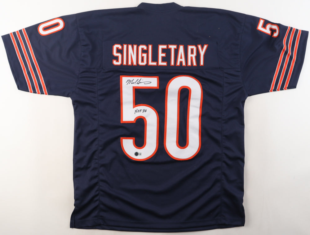 Mike Singletary Signed Jersey Inscribed "HOF 98" (Beckett)