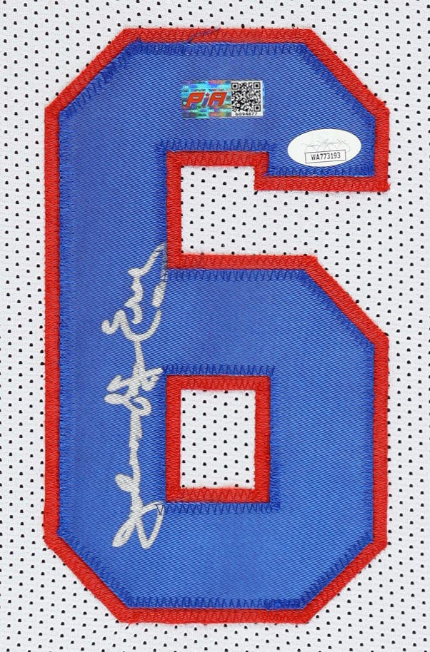 Julius "Dr. J" Erving Signed Custom Framed Jersey Display