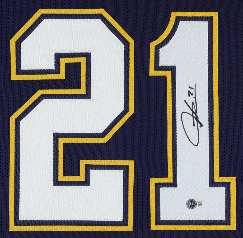 LaDainian Tomlinson Signed Custom Framed Jersey Display (Beckett)