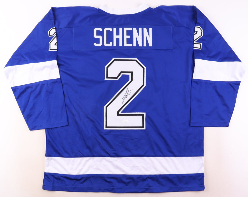 Authentic Luke Schenn Autographed Tampa Bay Lightning Jersey JSA COA