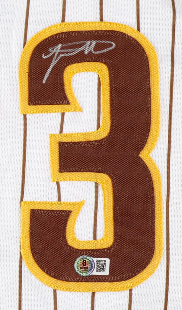 Jackson Merrill Autographed Baseball Jersey | Beckett Certified Signature | MLB Rising Star Memorabilia