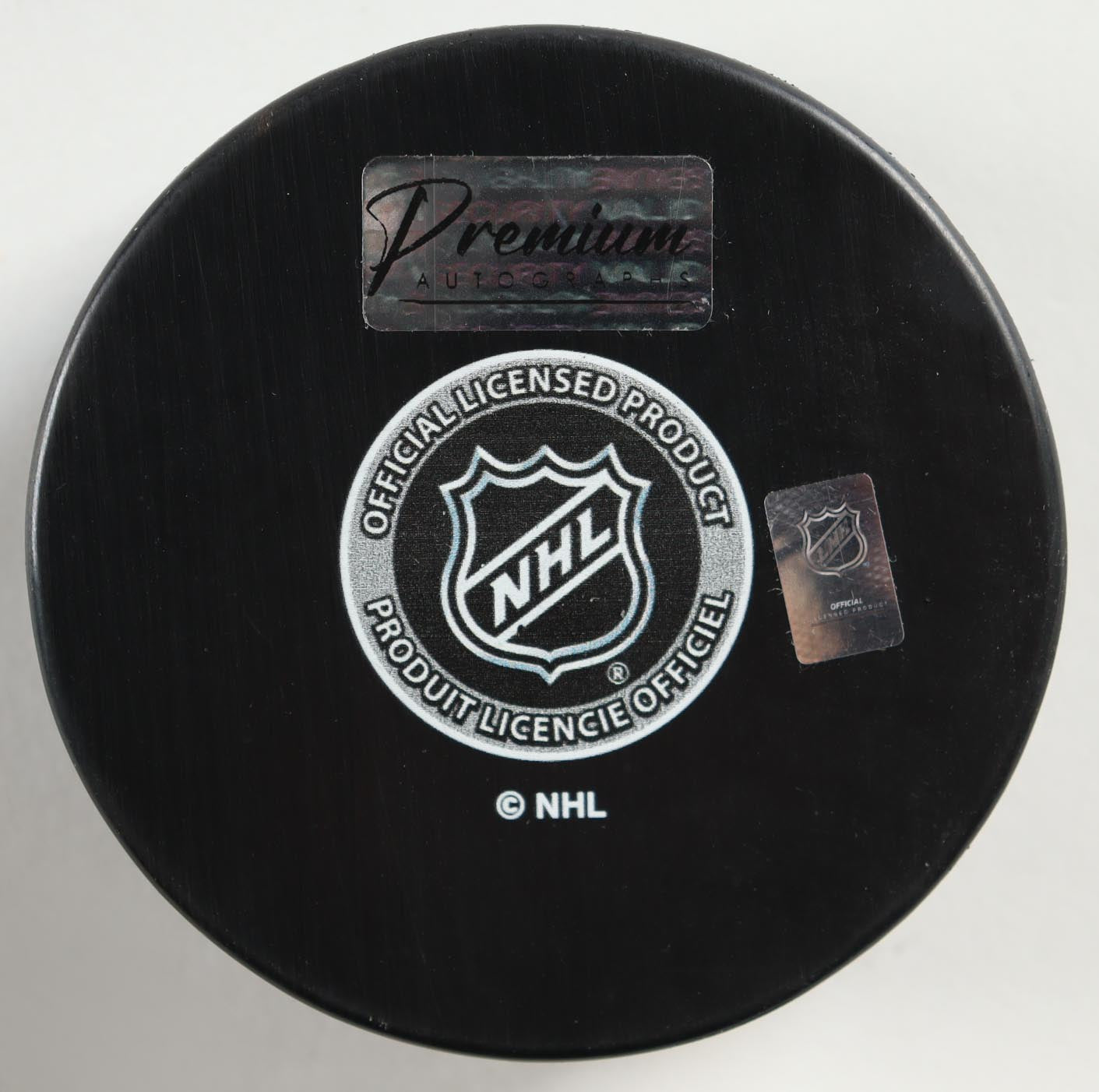 Teemu Selanne Signed Ducks Logo Hockey Puck Inscribed "HOF 17"