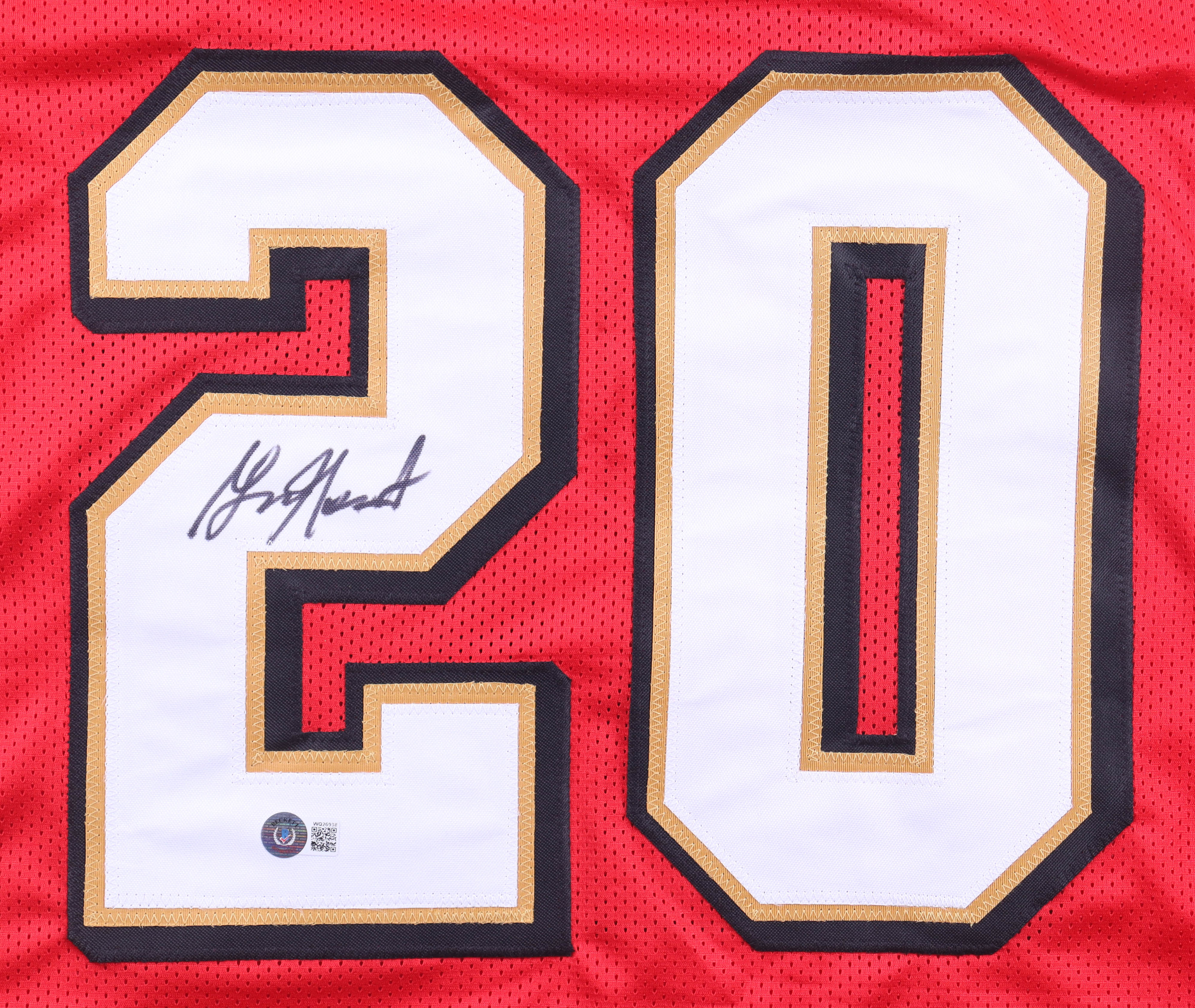 Garrison Hearst Signed 49ers Jersey