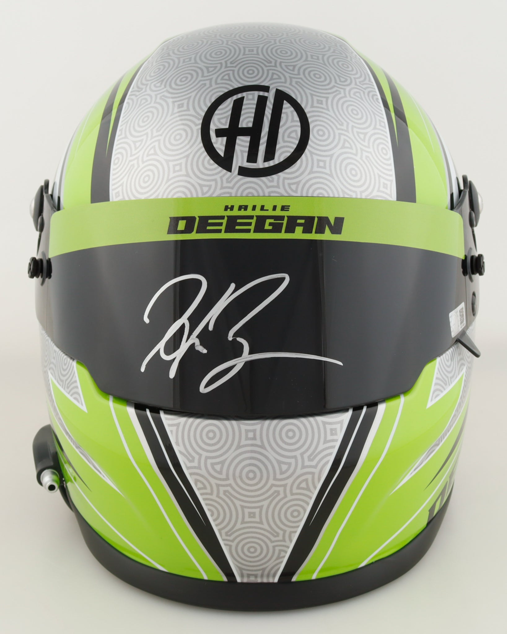 Authentic Hailie Deegan Autographed Full-Size Racing Helmet Deegan COA