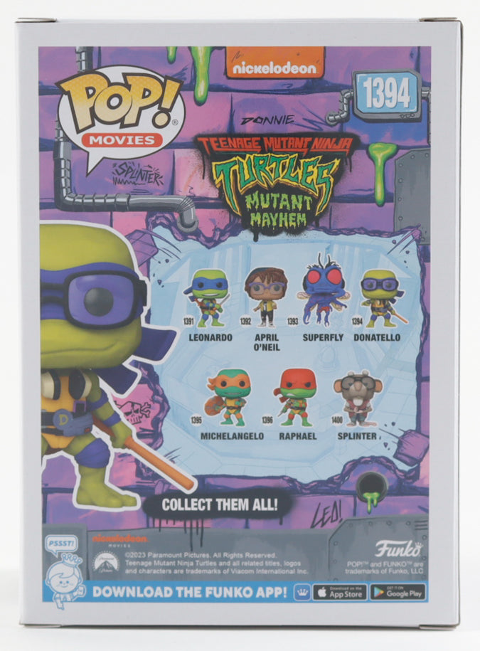 Kevin Eastman Autographed Donatello Funko Pop #1394 | TMNT Creator Signed | PA Certified