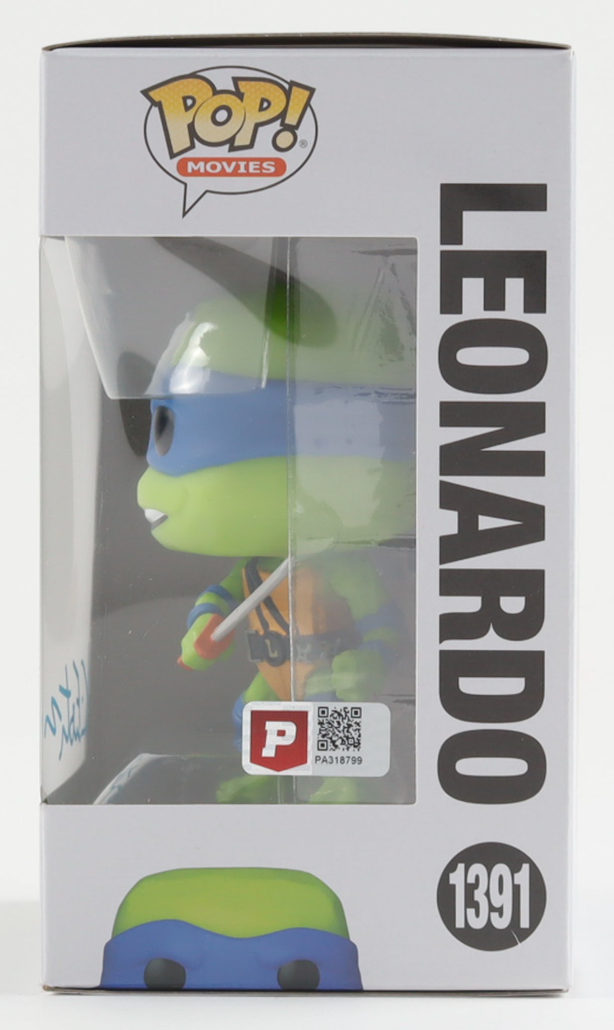 Kevin Eastman Autographed TMNT Leonardo Funko Pop #1391 | PA Certified Signature | Ninja Turtles Creator
