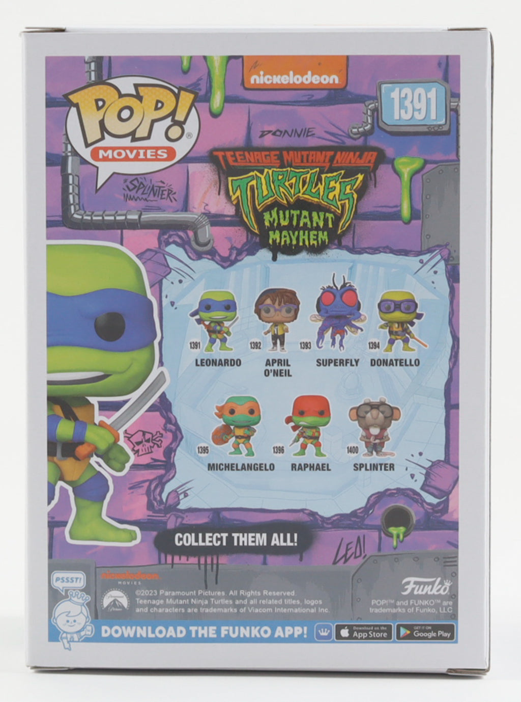 Kevin Eastman Autographed TMNT Leonardo Funko Pop #1391 | PA Certified Signature | Ninja Turtles Creator