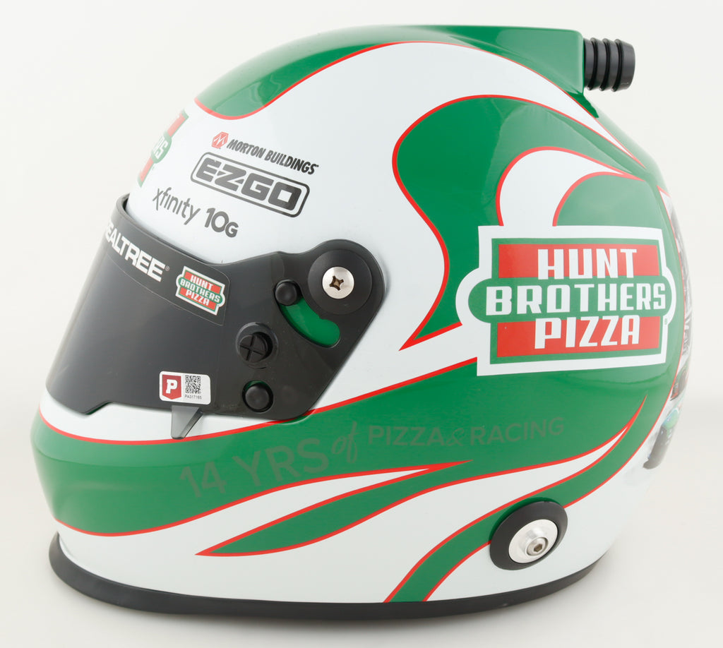 Authentic Kevin Harvick Autographed NASCAR Hunt Brothers Pizza 4Ever Family Full-Size Helmet