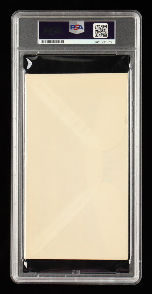 Authentic Jerry Lucas Autographed 1961 Birthplace of Basketball FDC Envelope PSA COA