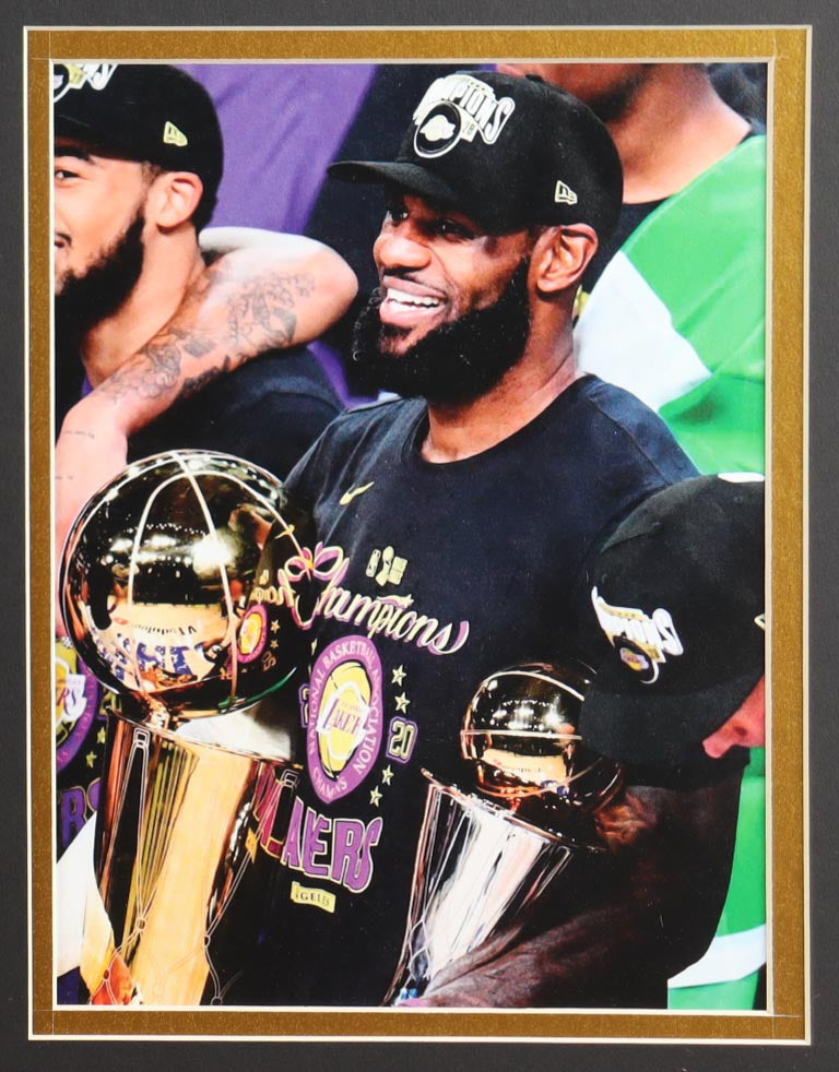 LeBron James Custom Framed Jersey Display | 2020 NBA Finals Champions Pin, Lakers Patches & Career Stats Plaque