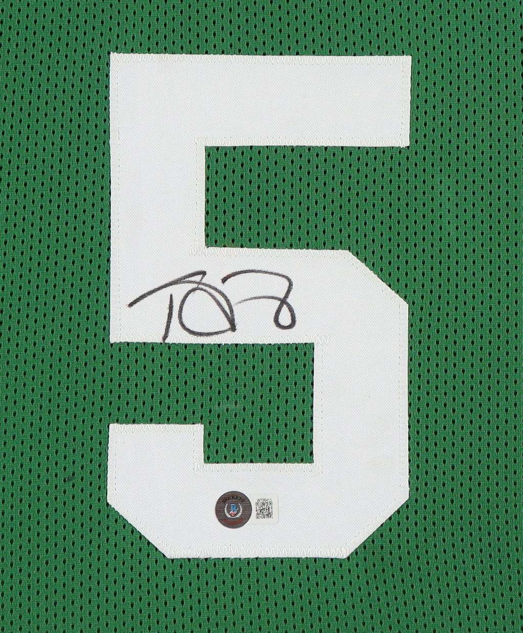 Authentic Kevin Garnett Autographed Custom Framed Jersey Display Beckett COA