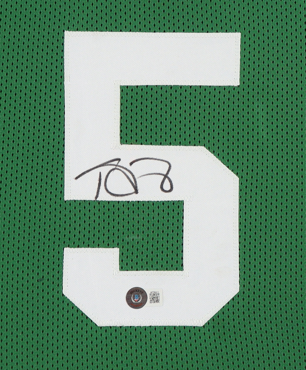 Authentic Kevin Garnett Autographed Custom Framed Jersey Display Beckett COA