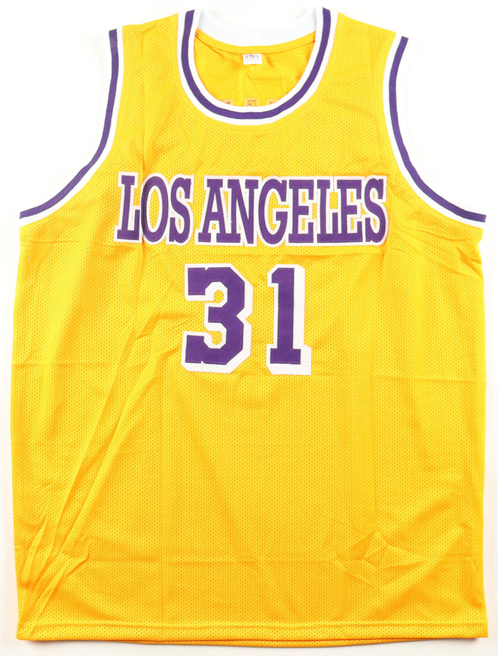 Kurt Rambis Autographed Basketball Jersey | Beckett Certified Signature | Los Angeles Lakers NBA Champion