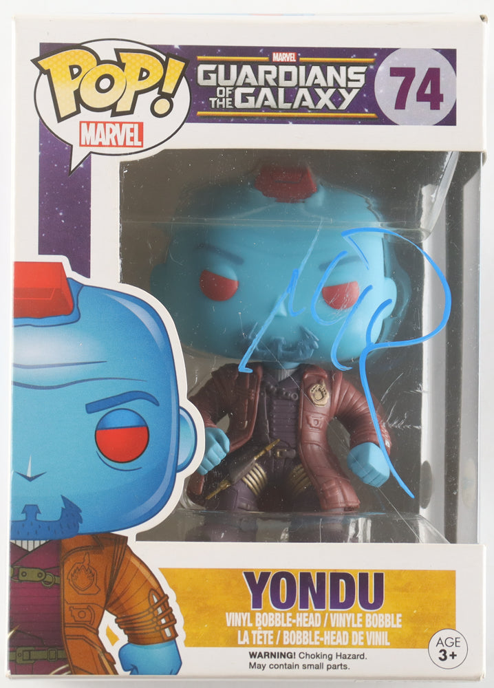 Authentic Michael Rooker Autographed Guardians of the Galaxy 74 Yondu Funko Pop ACOA COA