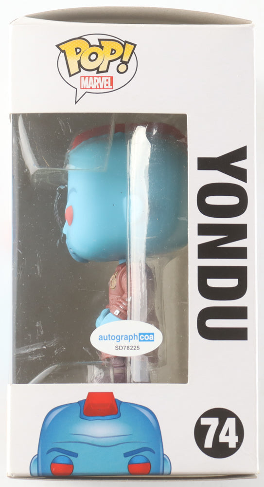 Authentic Michael Rooker Autographed Guardians of the Galaxy 74 Yondu Funko Pop ACOA COA