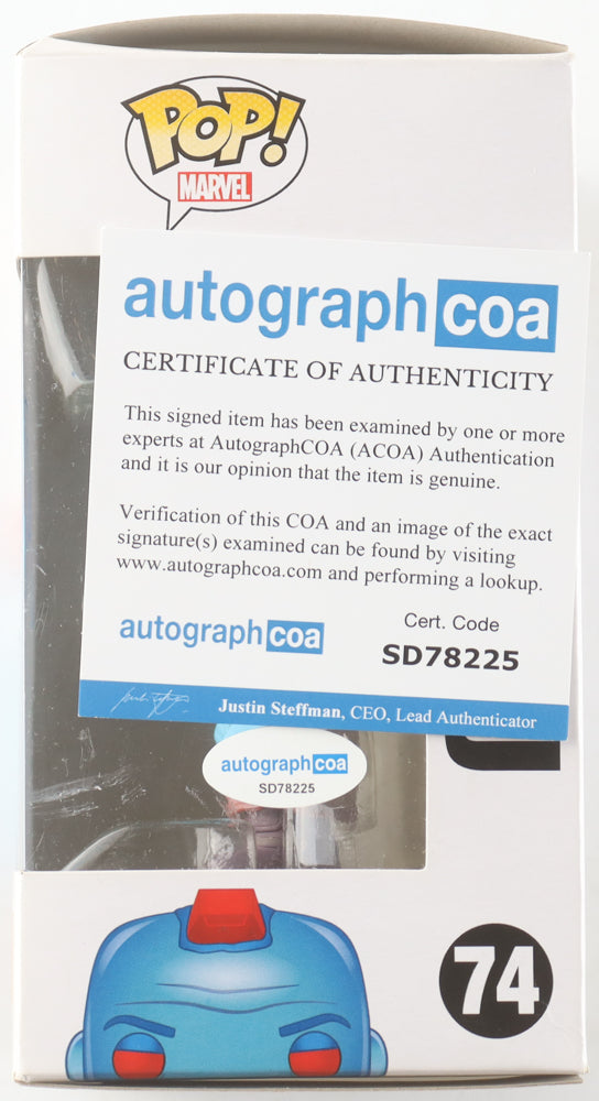 Authentic Michael Rooker Autographed Guardians of the Galaxy 74 Yondu Funko Pop ACOA COA