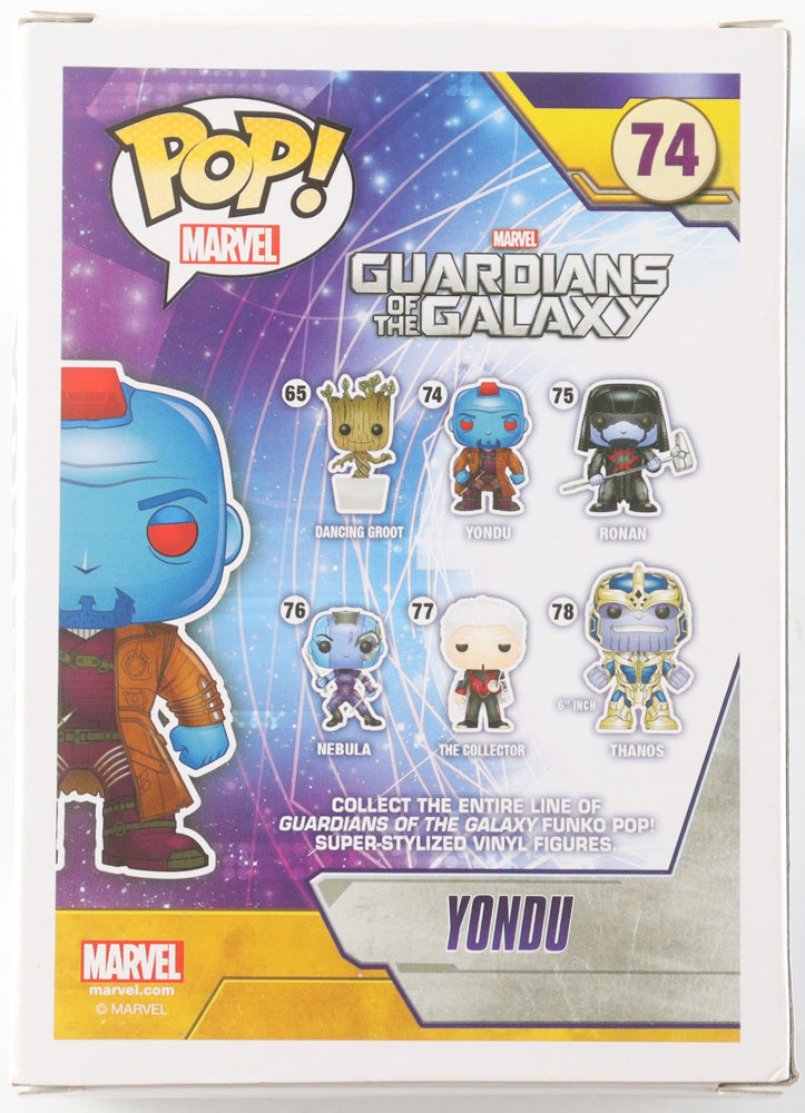 Authentic Michael Rooker Autographed Guardians of the Galaxy 74 Yondu Funko Pop ACOA COA