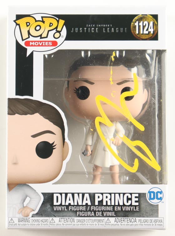 Authentic Zack Snyder Autographed Justice League 1124 Diana Prince Funko Pop JSA COA