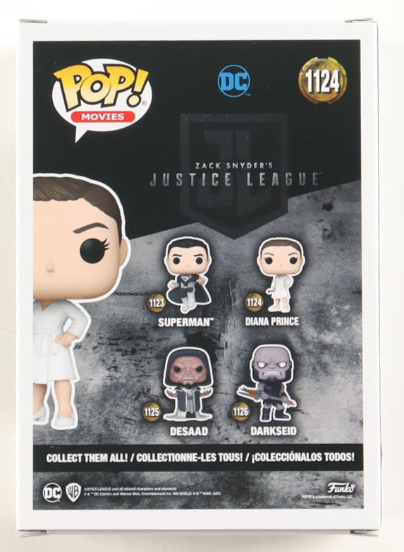 Authentic Zack Snyder Autographed Justice League 1124 Diana Prince Funko Pop JSA COA