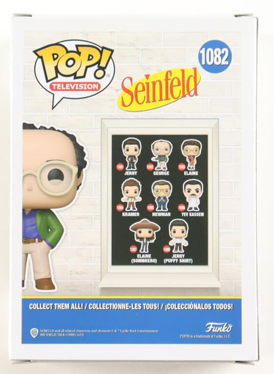 Jason Alexander Autographed Seinfeld Funko Pop #1082 | George Costanza | AutographCOA Certified