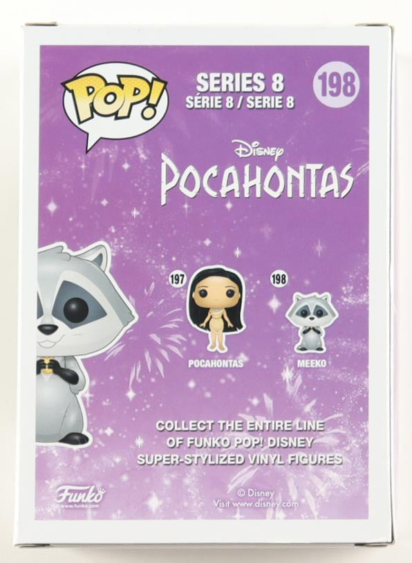 Authentic John Kassir Autographed Disney 198 Meeko Funko Pop ACOA COA