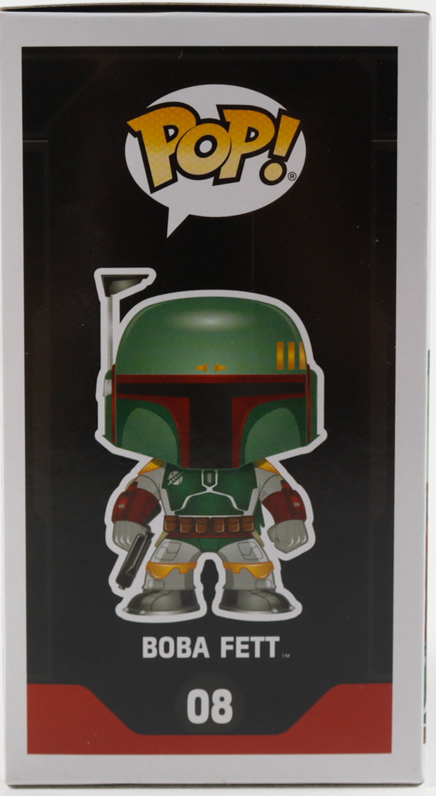 Authentic Dickey Beer Autographed Star Wars #08 Boba Fett Funko Pop PA COA