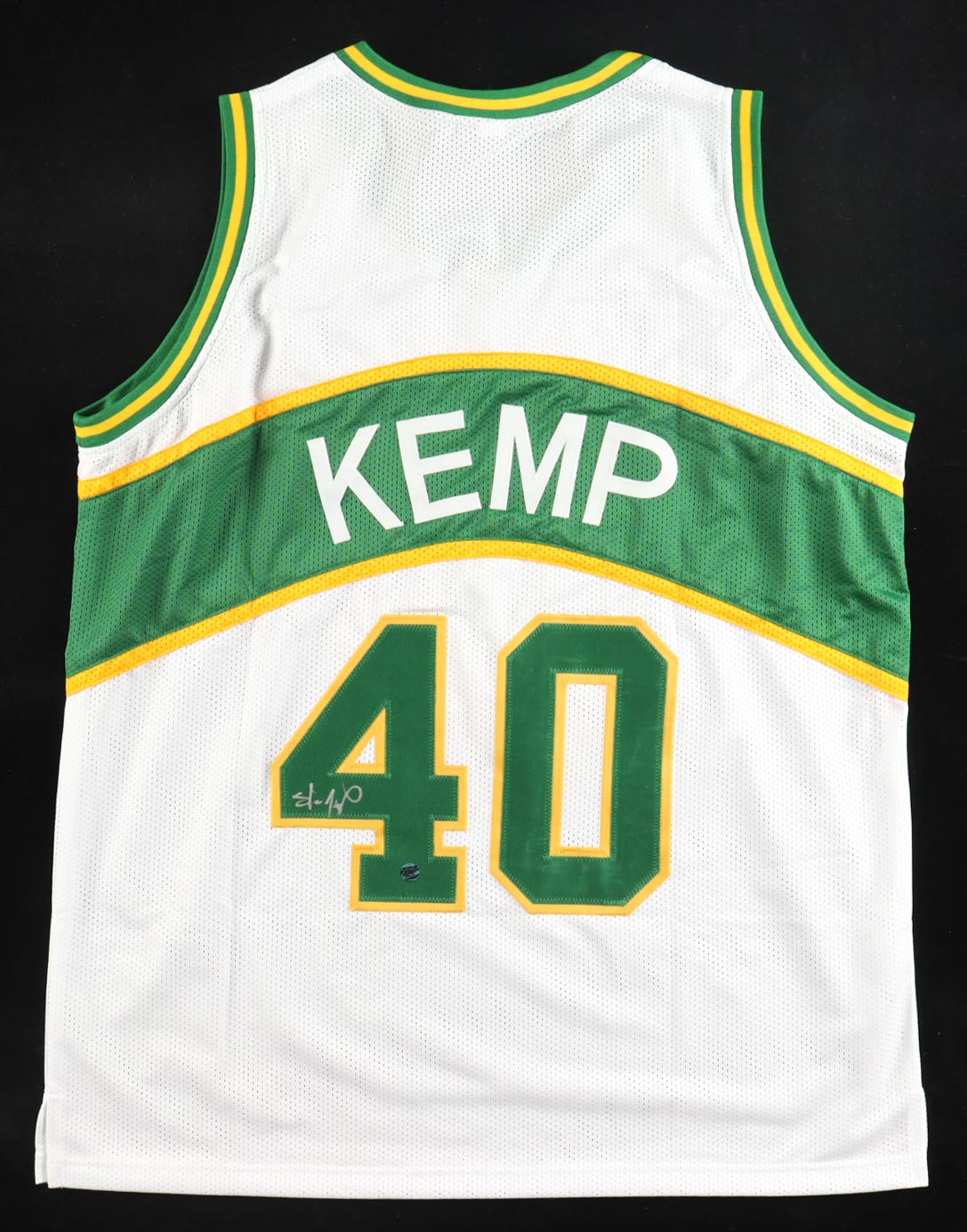 Shawn Kemp Autographed Basketball Jersey | AWM Certified Signature | NBA All-Star Memorabilia