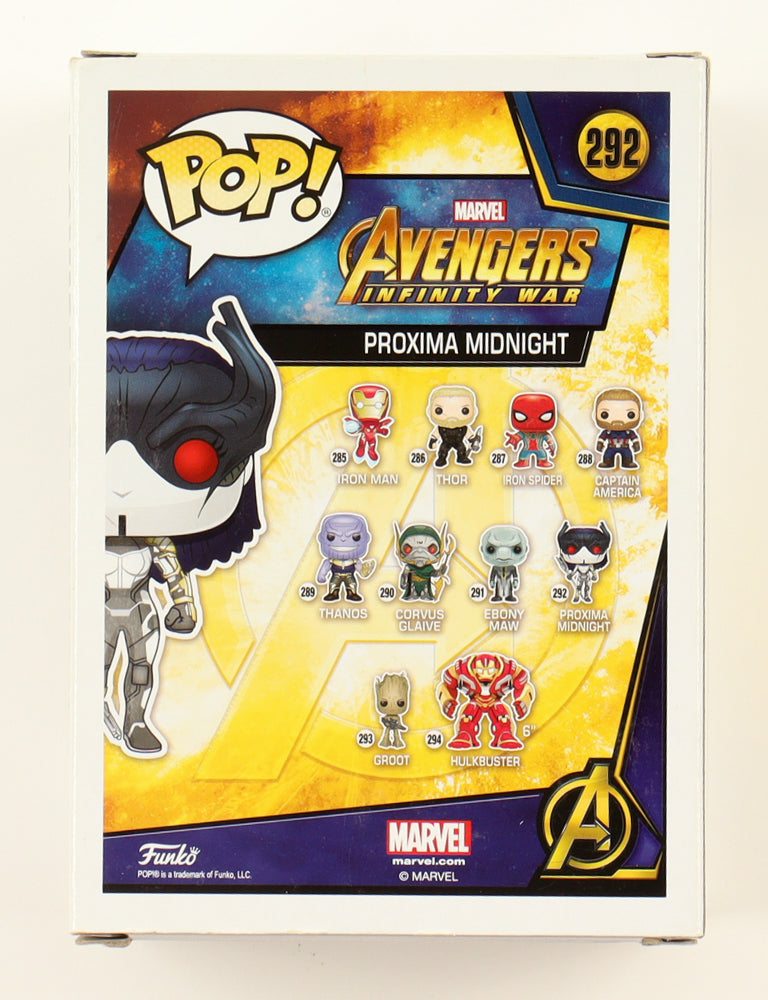 Carrie Coon Signed "Avengers: Infinity War" #292 Proxima Midnight Bobble-Head Funko Pop!