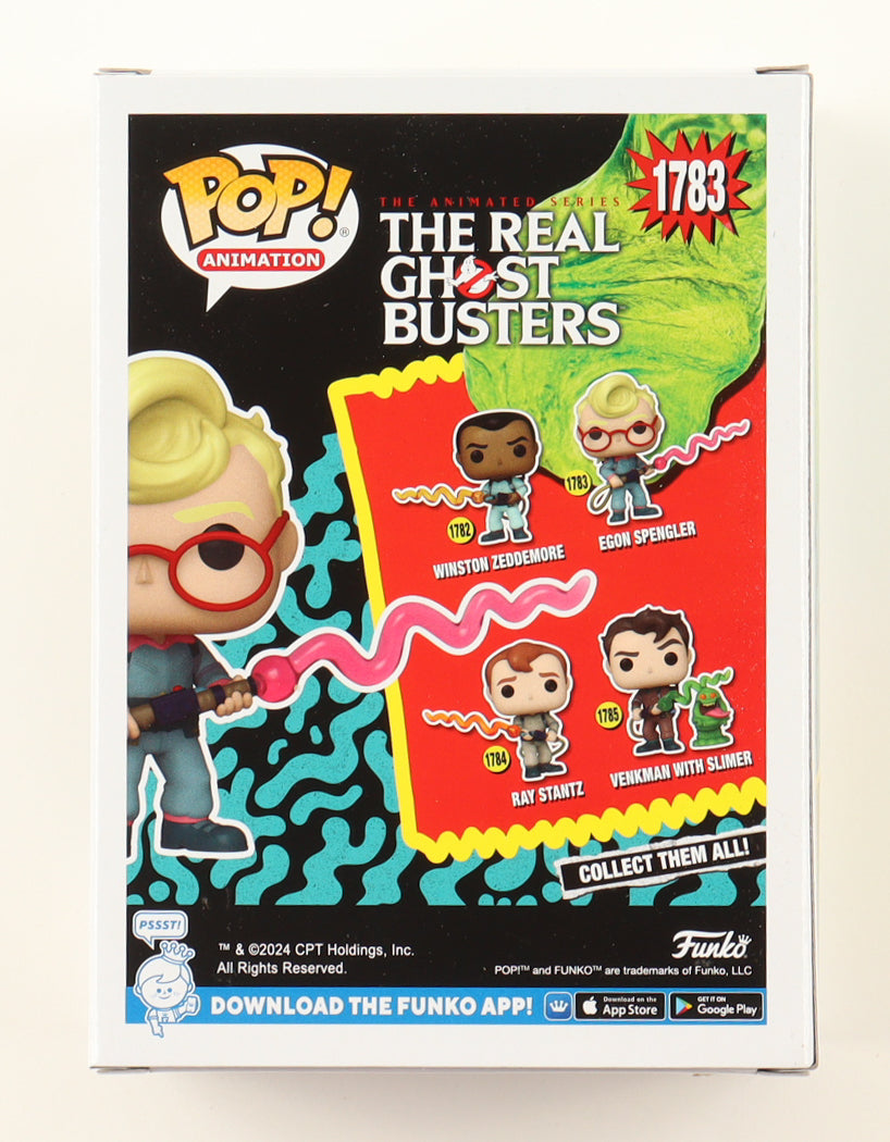 Authentic Maurice LaMarche Autographed The Real Ghostbusters 1783 Egon Spengler Funko Pop ACOA COA
