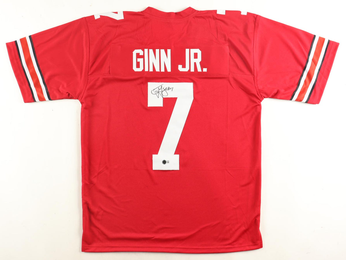 Ted Ginn Jr. Ohio State Signed Jersey (Beckett)