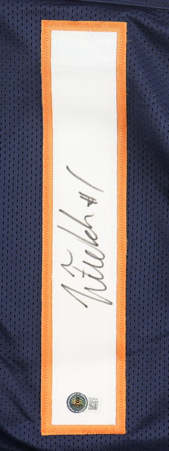 Justin Fields Autographed Chicago Bears Football Jersey | Beckett Certified Signature | NFL Memorabilia