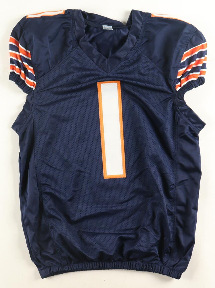Justin Fields Autographed Chicago Bears Football Jersey | Beckett Certified Signature | NFL Memorabilia