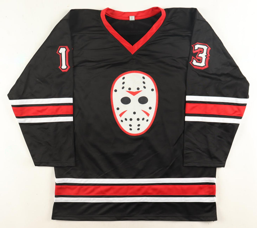 Ari Lehman Autographed Jersey Inscribed “Jason 1” | Friday the 13th Memorabilia | OKAuthentics Certified