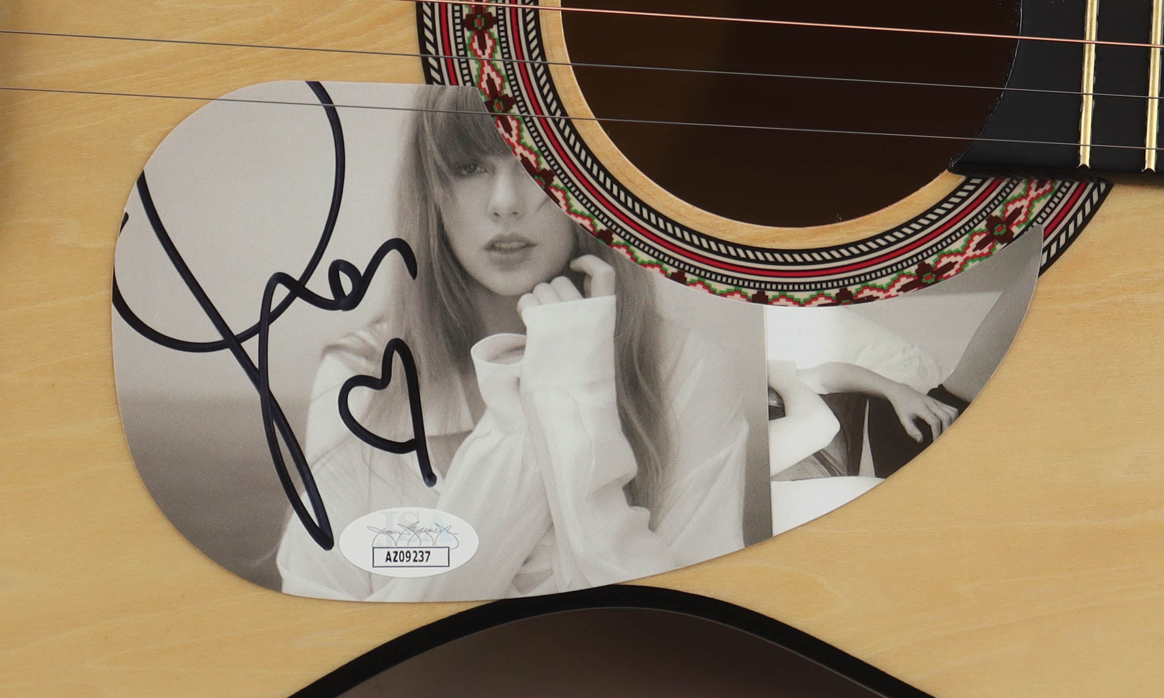 Taylor Swift Autographed Guitar with Signed Pickguard | JSA Certified Signature | Music Memorabilia