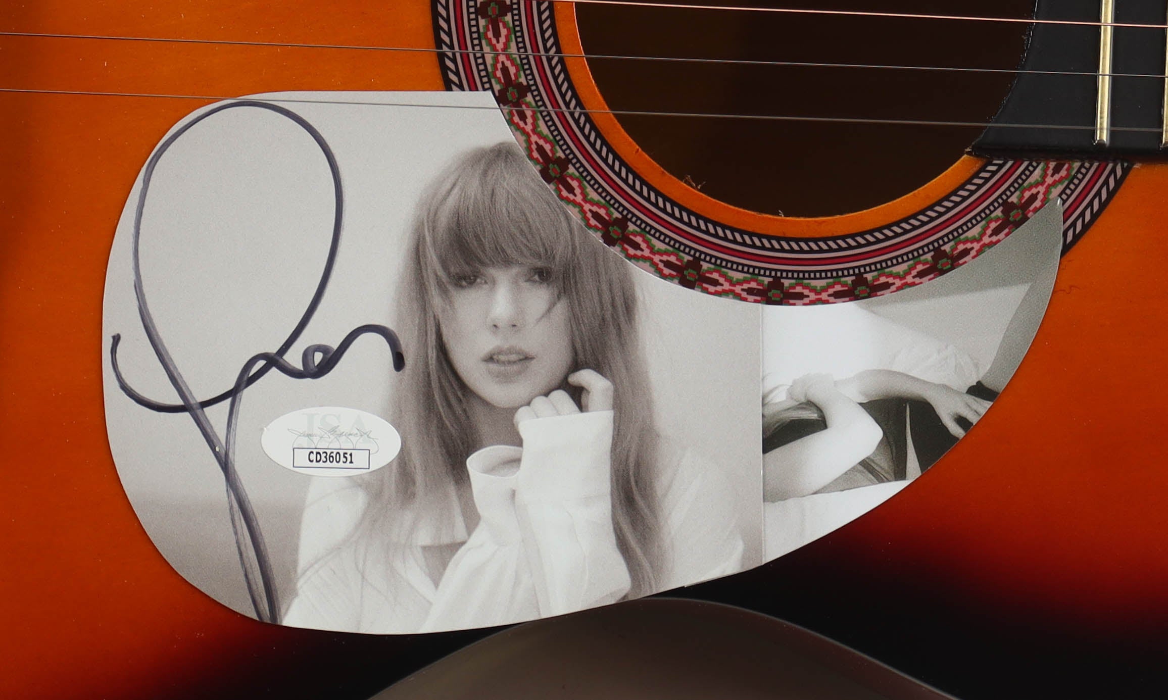 Taylor Swift Autographed Guitar with Signed Pickguard | JSA Certified Signature | Music Memorabilia