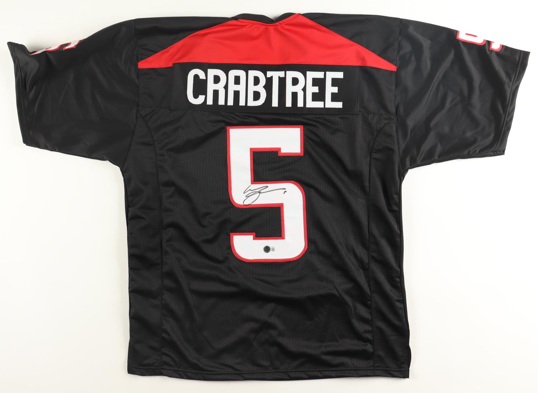 Michael Crabtree Autographed Texas Tech Red Raiders Football Jersey | Beckett Certified Signature | College Football Legend
